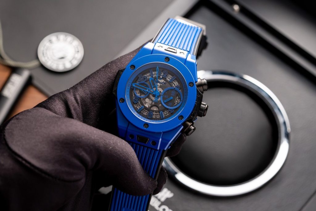 Hublot-Big-Bang-Blue-Ceramic-Skeleton-411.ES.5119.RX-44mm Replica Watches - 1-145
