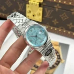Rolex-Land-Dweller-127234-Ice-Blue-Dial-36mm Super Clone Watches - 1-2