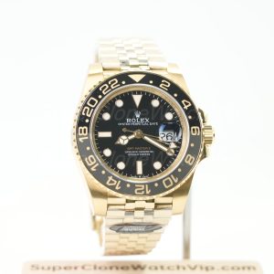 Rolex-GMT-Master-II-126718GRNR-Gold-Bruce-Wayne-Jubilee Replica Watches - 1-202-scaled