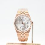 Rolex-Land-Dweller-127335-White-Dial-Rose-Gold-36mm Super Clone Watches - 1-221-scaled