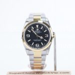 Rolex-Explorer-124273-Two-Tone-Black-Dial-36mm Replica Watches - 1-224-scaled