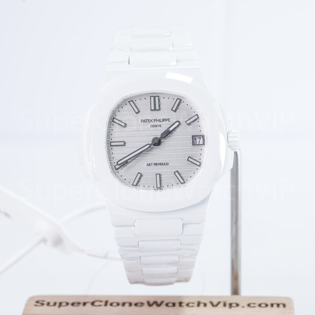 Patek-Philippe-Nautilus-5711-AET-Remould-White-Ceramic-White-Dial-40mm Replica Watches - 1-230-scaled