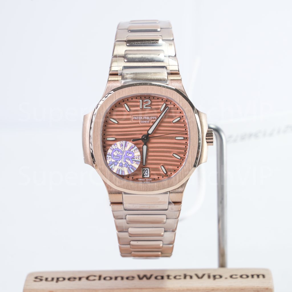Patek-Philippe-Nautilus-7118-Orange-Dial-Rose-Gold-35mm Replica Watches - 1-231-scaled