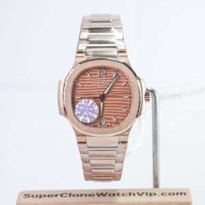 Patek-Philippe-Nautilus-7118-Orange-Dial-Rose-Gold-35mm Replica Watches - 1-231-scaled