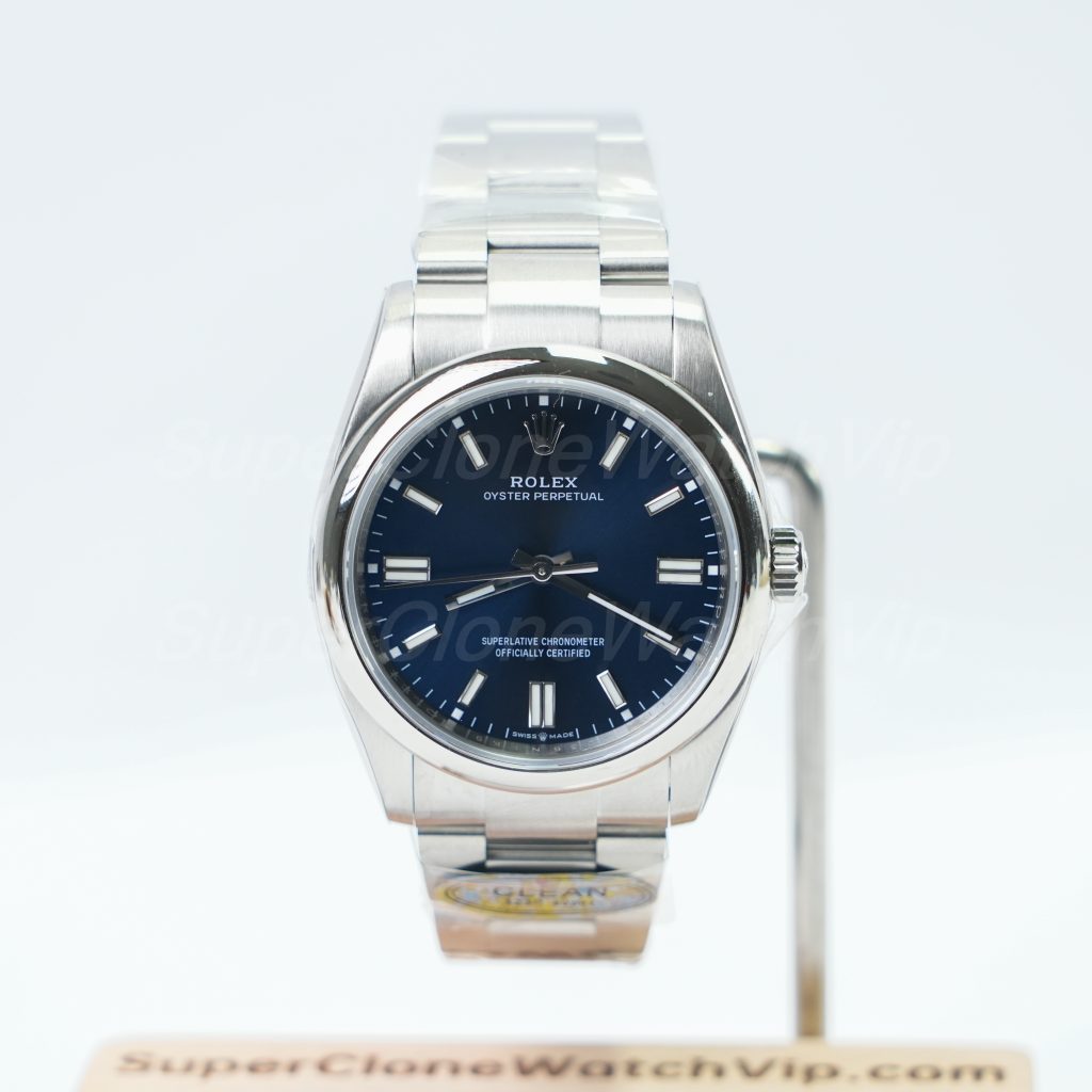 Rolex-Oyster-Perpetual-126000-Blue-Dial-36mm Replica Watches - 1-239-scaled