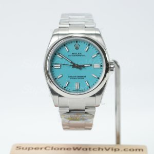 Rolex-Oyster-Perpetual-124300-Tiffany-Blue-Dial-41mm Replica Watches - 1-241-scaled