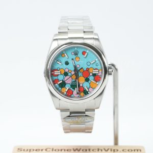 Rolex-Oyster-Perpetual-126000-Bubble-Dial-36mm Replica Watches - 1-244-scaled