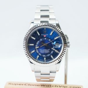 Rolex-Sky-Dweller-326934-Blue-Dial-Oyster-42mm Replica Watches - 1-251-scaled