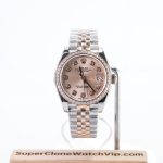Rolex-Datejust-178271-Pink-Dial-Diamond-Markers-Diamond-Bezel-Rose-Gold-Steel-31mm Super Clone Watches - 1-260-scaled