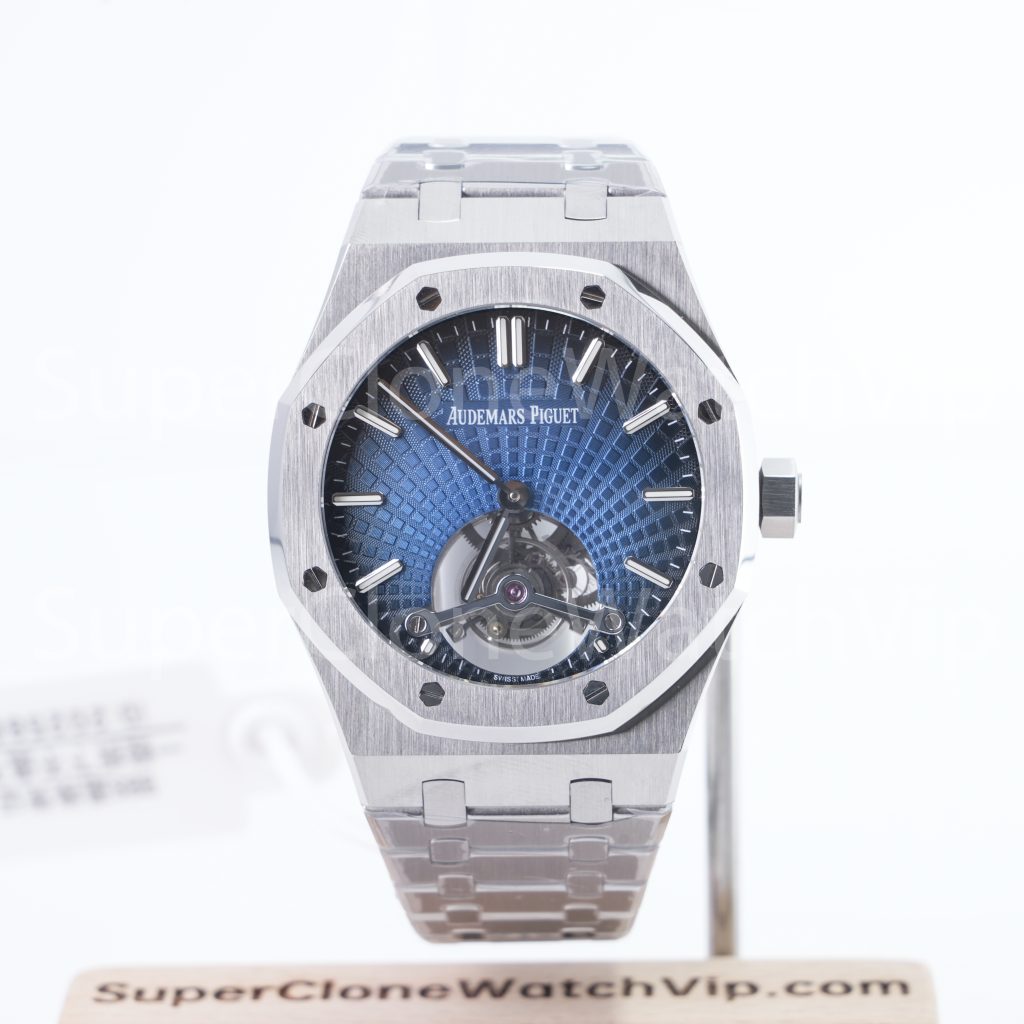 Audemars Piguet Royal Oak Concept Double Balance Wheel 26522 Blue Openworked 41mm Replica Watches - 1-261-scaled