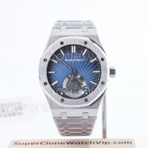 Audemars Piguet Royal Oak Concept Double Balance Wheel 26522 Blue Openworked 41mm Replica Watches - 1-261-scaled