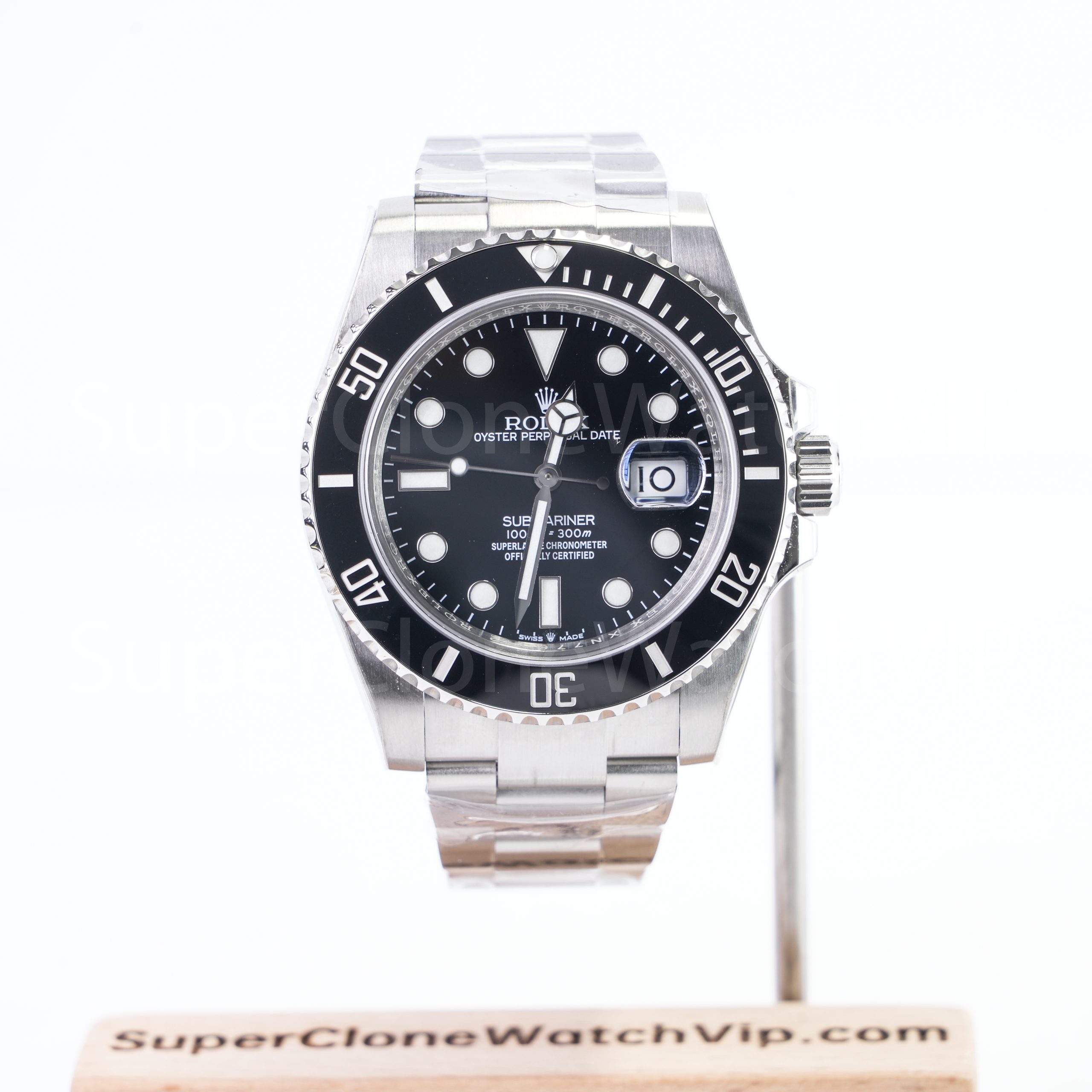 Rolex Submariner 124060LN black no-date super clone watch