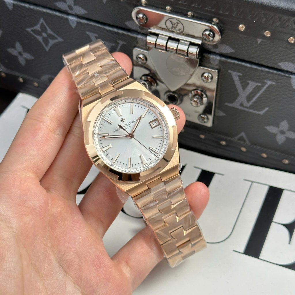 Vacheron Constantin Overseas 4500V White Dial Rose Gold 41mm Replica Watches - 1-60