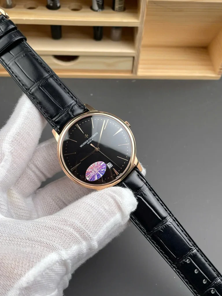 Vacheron Constantin Patrimony 85180 Black Dial 40mm Replica Watches - 1