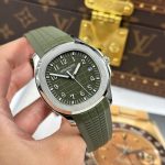 Patek-Philippe-Aquanaut-5168-Avocado-Green-Dial-40mm Replica Watches - 1-8