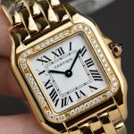 Cartier-Panthere-WJPN0015-White-Dial-Gold-Zircon-Bezel-27x37mm Replica Watches - 1-93