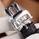 Patek-Philippe-Nautilus-5711-Grey-Dial-Leather-Strap-40mm Replica Watches - 14-8