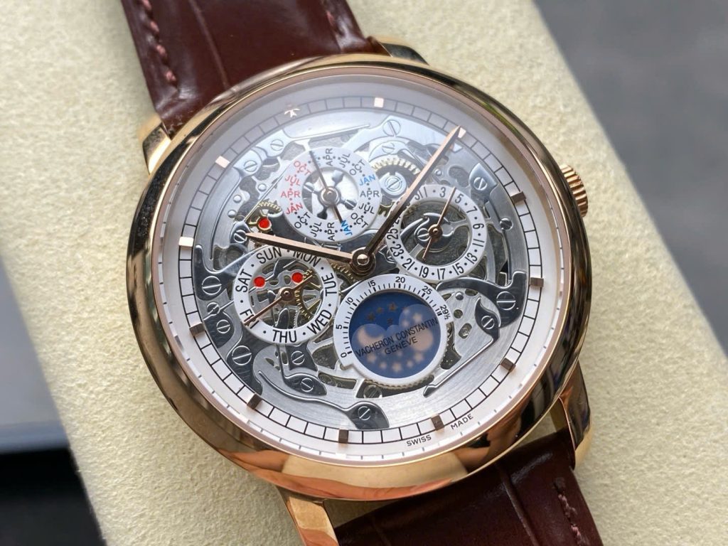 Vacheron Constantin Traditionnelle Complete Calendar Openface 41mm Replica Watches - 2-121