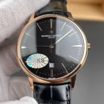 Vacheron Constantin Patrimony 85180 Black Dial 40mm Replica Watches - 2