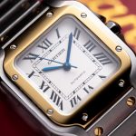 Cartier-Santos-W2SA0016-White-Dial-Two-Tone-Yellow-Gold-35.1mm Replica Watches - 2-165