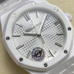 Audemars-Piguet-Royal-Oak-15500-White-Ceramic-White-Dial-41mm Replica Watches - 2-18