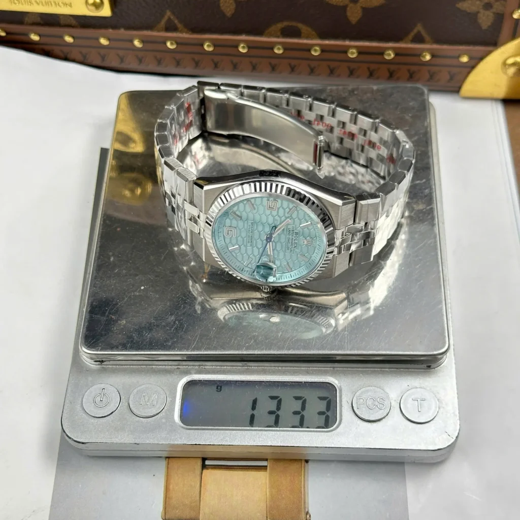 Rolex-Land-Dweller-127234-Ice-Blue-Dial-36mm Super Clone Watches - 2-2