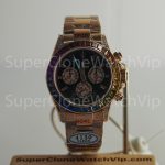 Rolex-116595RBOW-Daytona-Rainbow-Dial-Moissanite-Bezel-Everose-Gold-4130-40mm Replica Watches - 2-329-scaled