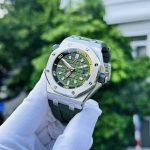 Audemars Piguet Royal Oak Offshore Diver 15720ST Green Dial 42mm Replica Watches - 2-33