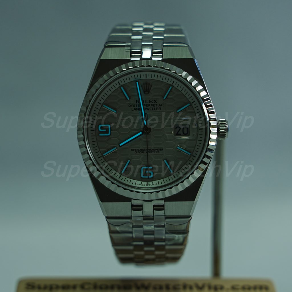 Rolex-Land-Dweller-127334-White-Dial-Steel-40mm Super Clone Watches - 2-336-scaled