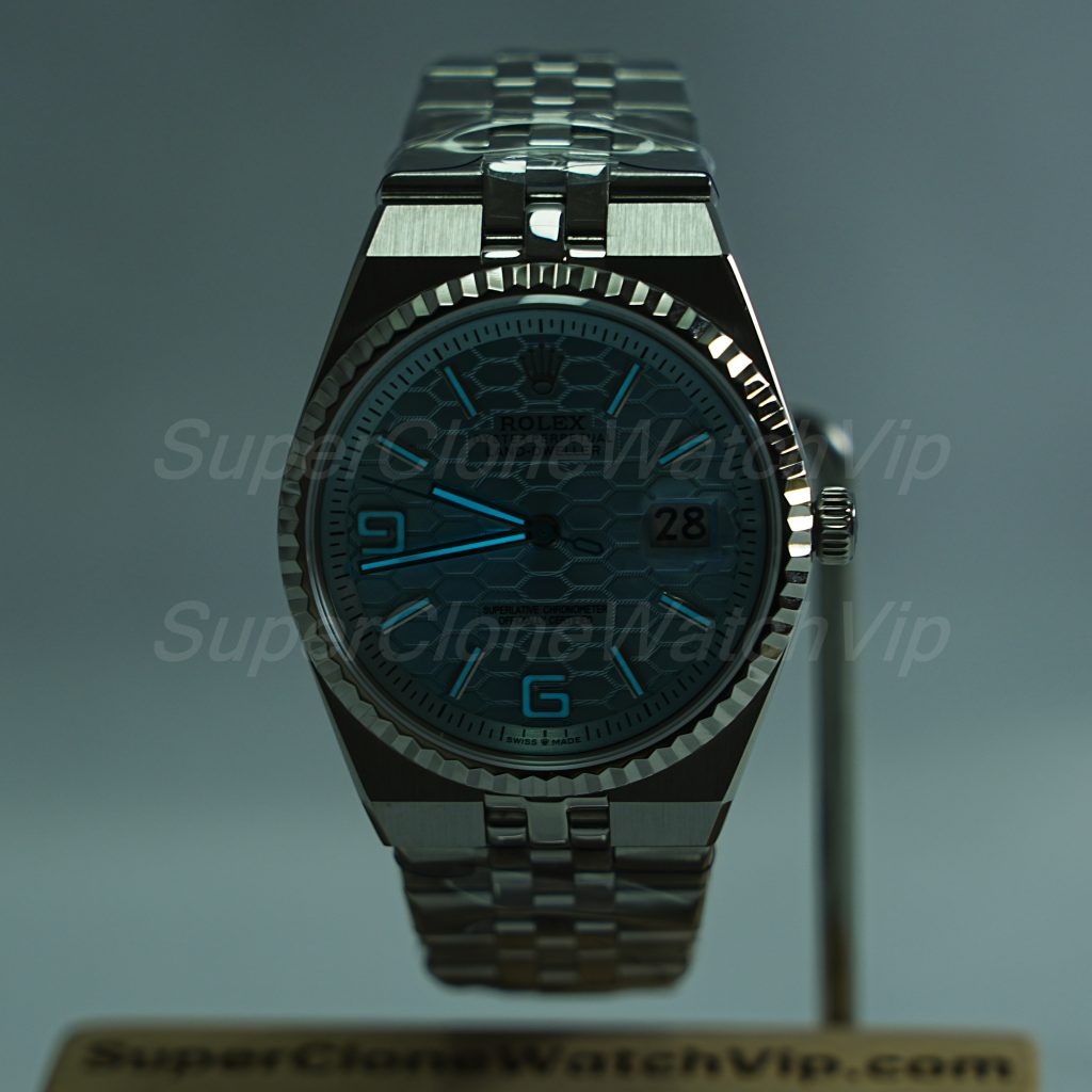 Rolex-Land-Dweller-127334-Ice-Blue-Dial-Steel-40mm Super Clone Watches - 2-337-scaled