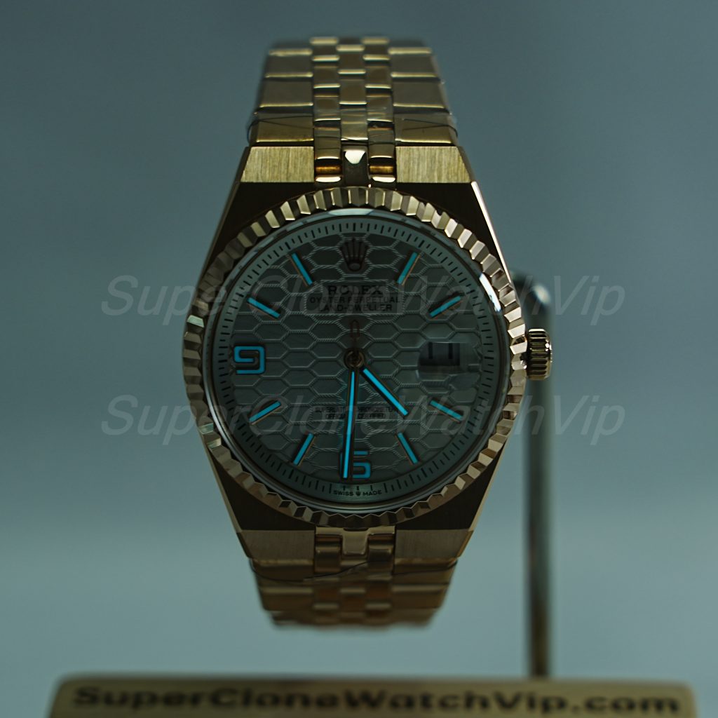 Rolex-Land-Dweller-127335-White-Dial-Rose-Gold-36mm Super Clone Watches - 2-340-scaled