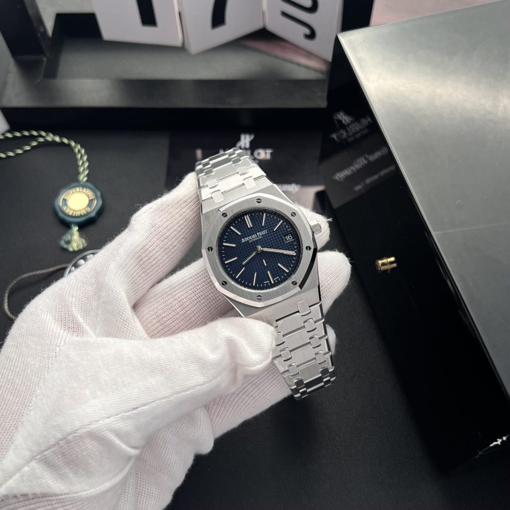 Audemars Piguet Royal Oak Jumbo 16202OR Smoked Grey Dial 39mm Replica Watches - 2-35