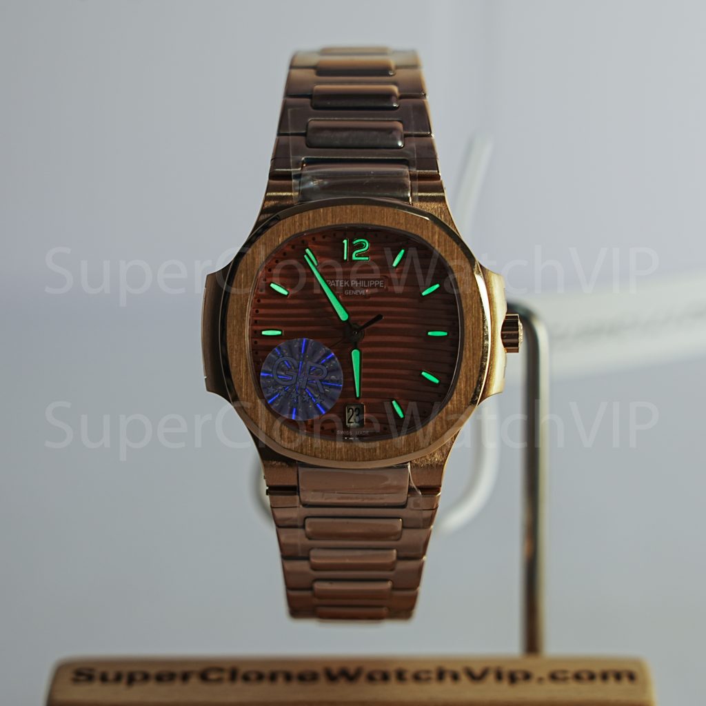 Patek-Philippe-Nautilus-7118-Orange-Dial-Rose-Gold-35mm Replica Watches - 2-358-scaled