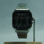 Cartier-Santos-WSSA0037-Black-Dial-Black-Bezel-39.8mm Replica Watches - 2-399-scaled