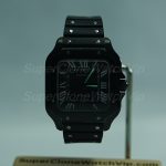 Cartier-Santos-WSSA0037-Black-Dial-Black-Bezel-Rubber-Strap-39.8mm Replica Watches - 2-402-scaled