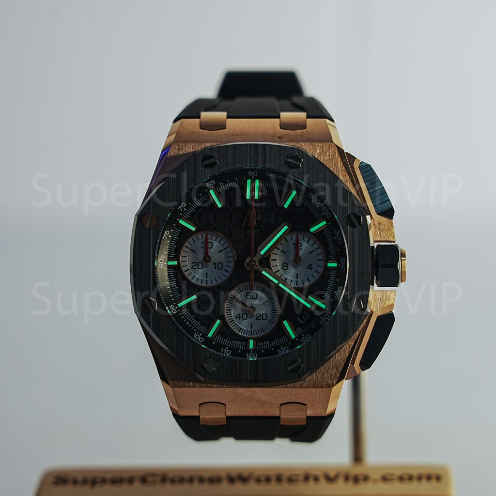 Audemars-Piguet-Royal-Oak-Offshore-Chronograph-26420OR-Black-Dial-43mm Replica Watches - 2-407-scaled