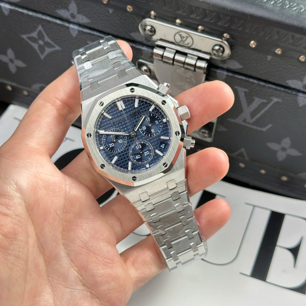 Audemars Piguet Royal Oak Chronograph 26240ST Blue Dial 41mm Replica Watches - 2-41