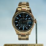 Rolex-Sky-Dweller-326935-Grey-Dial-Rose-Gold-Oyster Replica Watches - 2-415-scaled