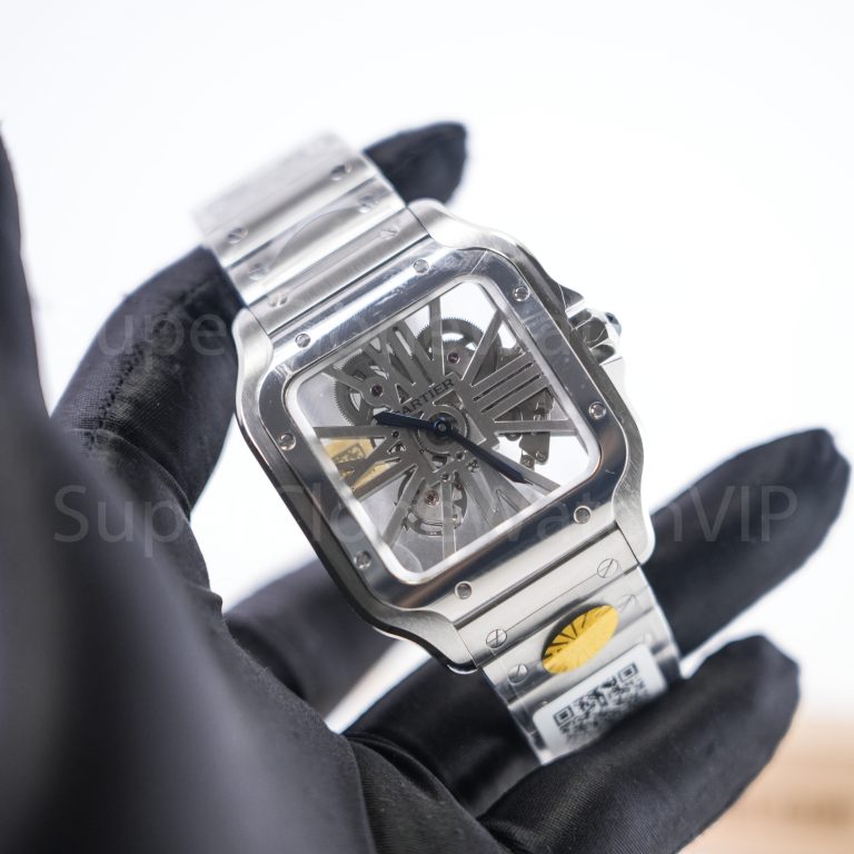 Cartier-Santos-CRWHSA0015-Skeleton-39.8mm Replica Watches - 2-420-scaled