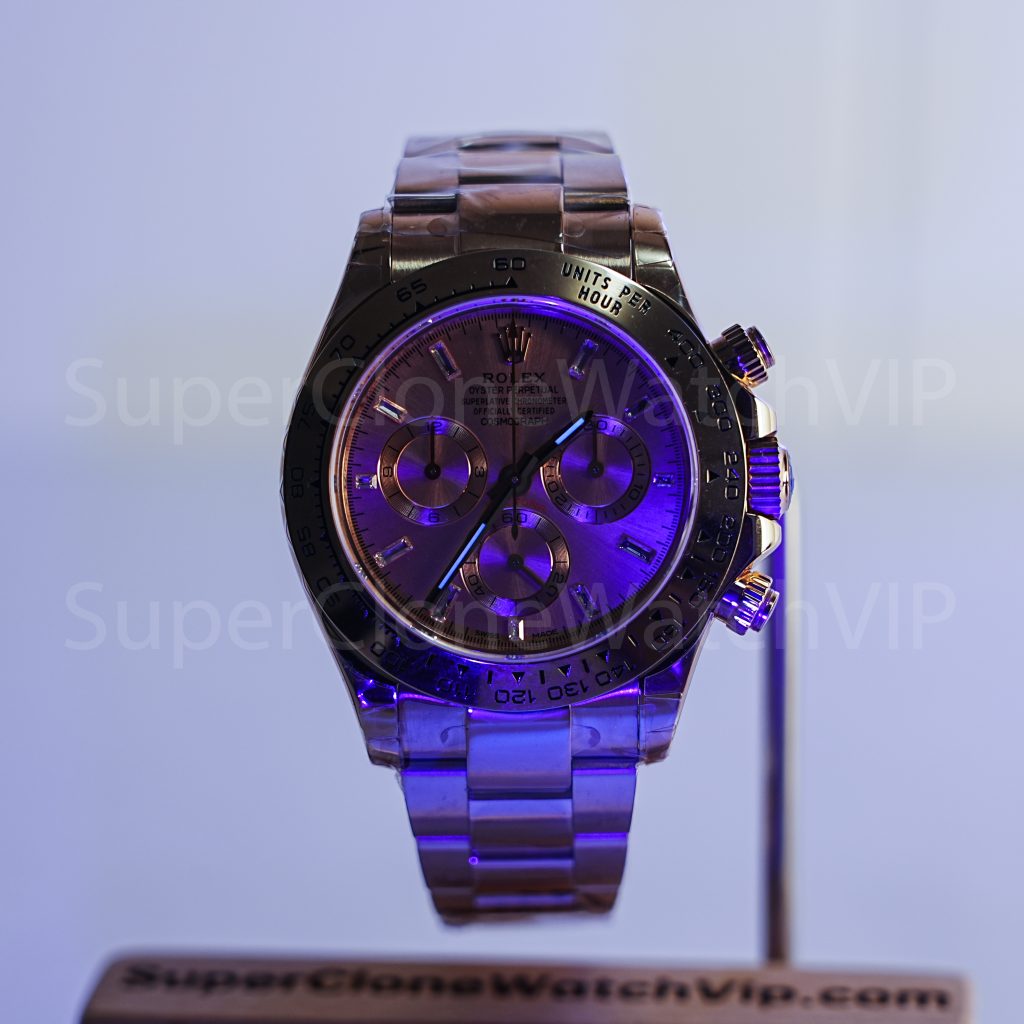 Rolex-116505-Daytona-Pink-Diamond-Dial-Everose-Gold-4130-40mm Replica Watches - 2-423-scaled