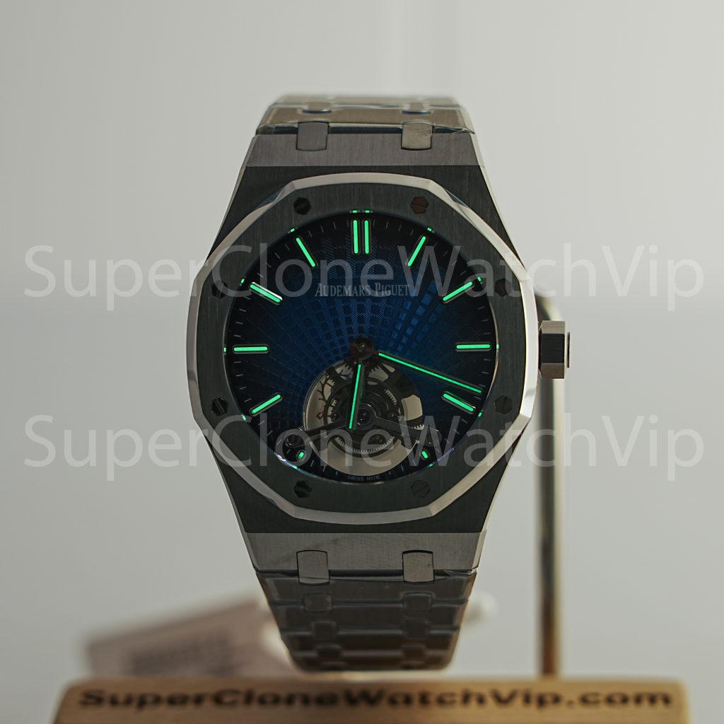 Audemars Piguet Royal Oak Concept Double Balance Wheel 26522 Blue Openworked 41mm Replica Watches - 2-425-scaled