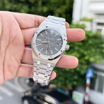 Audemars-Piguet-Royal-Oak-15400ST-Grey-Dial-41mm Replica Watches - 2-8
