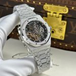 Audemars-Piguet-Royal-Oak-Frost-15407-Skeleton-Dial-41mm Replica Watches - 3-11