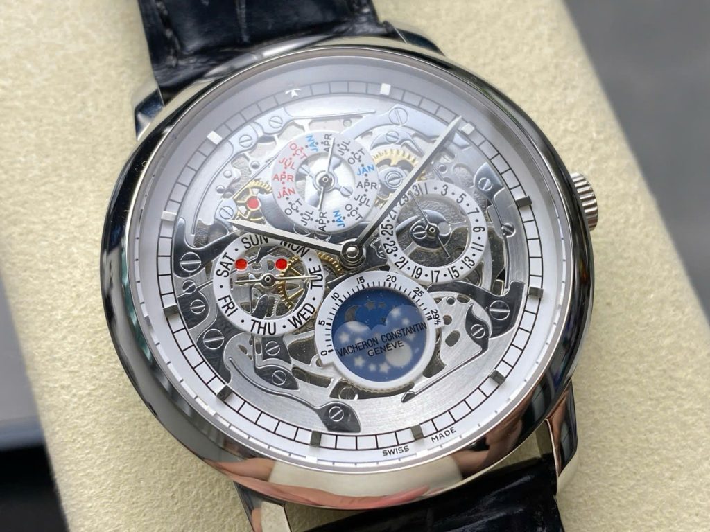 Vacheron Constantin Traditionnelle Complete Calendar 43175 41mm Replica Watches - 3-120