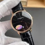 Vacheron Constantin Patrimony 85180 Black Dial 40mm Replica Watches - 3