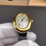 Cartier-Baignoire-WGBA0017-White-Dial-Gold-25mm Replica Watches - 3-151