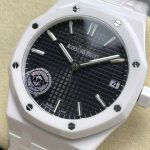 Audemars-Piguet-Royal-Oak-15500-White-Ceramic-Black-Dial-41mm Replica Watches - 3-19