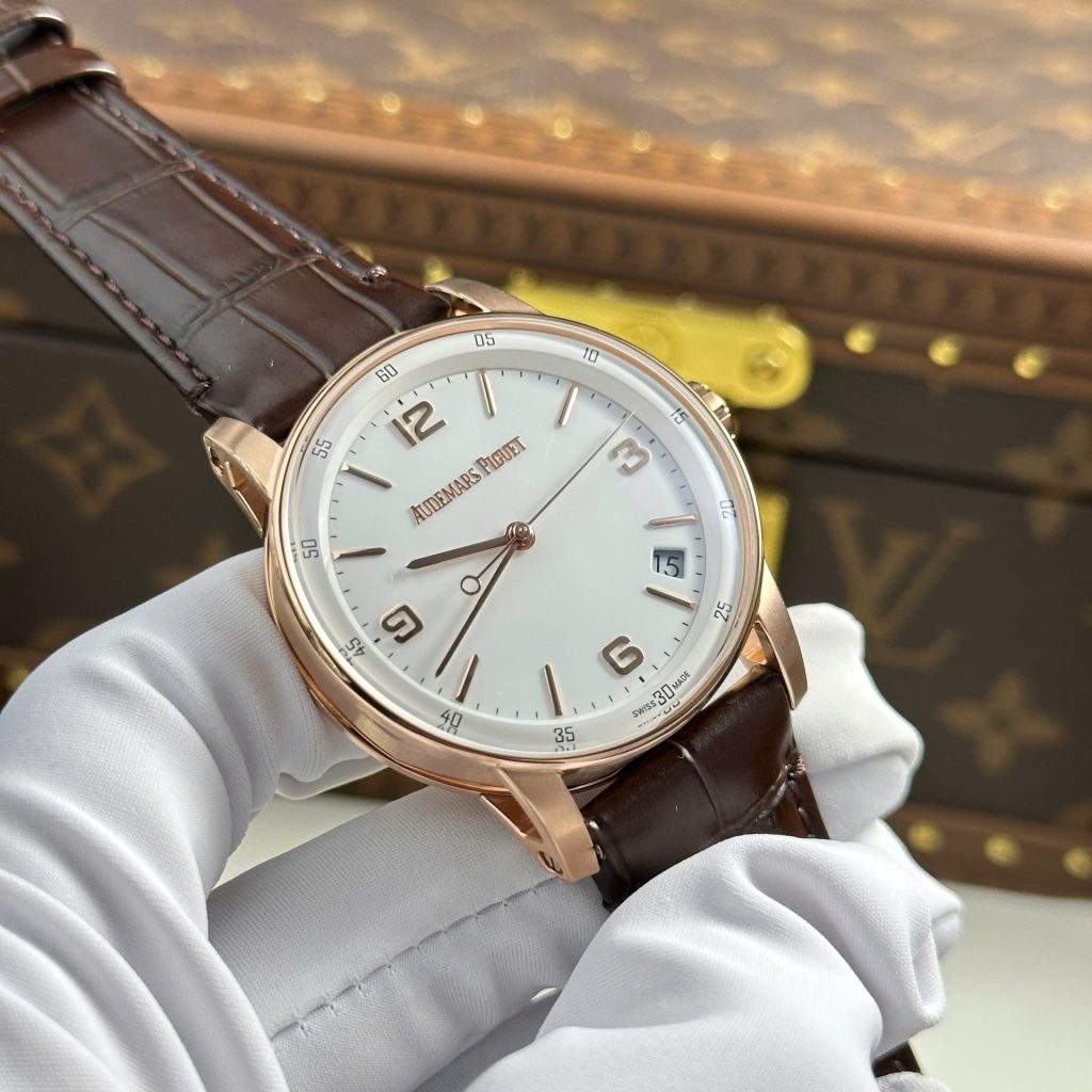 Audemars-Piguet-CODE-11.59-15210OR-White-Dial-41mm Replica Watches - 3-2