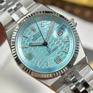 Rolex-Land-Dweller-127234-Ice-Blue-Dial-36mm Super Clone Watches - 3-2