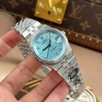 Rolex-Land-Dweller-127234-Ice-Blue-Dial-Diamond-Bezel-Diamond-Markers-Steel-36mm Super Clone Watches - 3-208